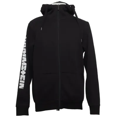 Hoodie (Black) from Rammstein Cotton, Polyester