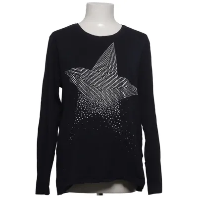Lange mouwen shirt (Zwart) van Hucke Katoen, Elastaan