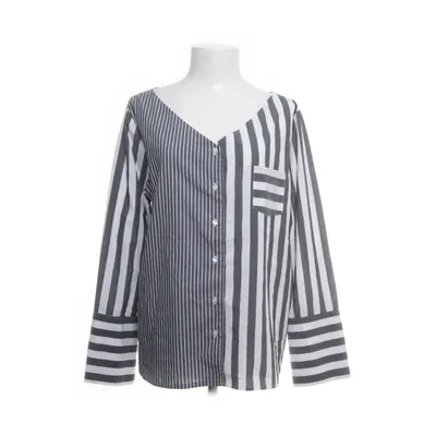 Blus (Grå, Vit) från Ancora Bomull, Elastan, Polyester