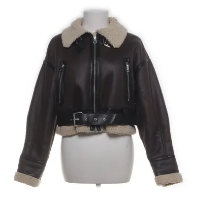 Shearlingjacka (Brun, Beige, Svart) från Zara