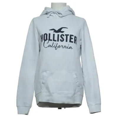 Sweat à capuche (Blanc) de Hollister Coton, Polyester