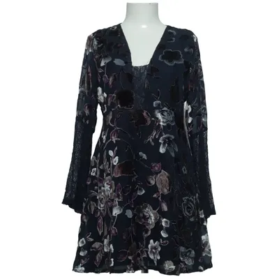 Jurk (Blauw, Meerkleurig) van Lucca Elastaan, Polyamide, Polyester, Viscose