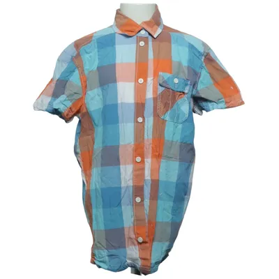 Korte mouwen shirt (Blauw, Oranje, Wit) van H&M Katoen
