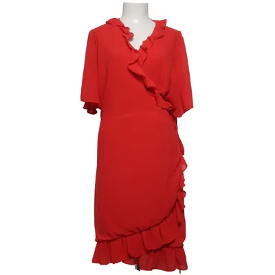 Robe portefeuille (Rouge) de Glamorous Curve Polyester