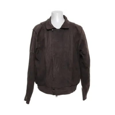 Läderjacka (Grå) Skinn, Polyester