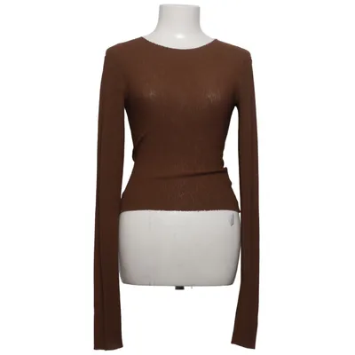 Langærmet t-shirt (Brun) fra A-DSGN Elastan, Polyester