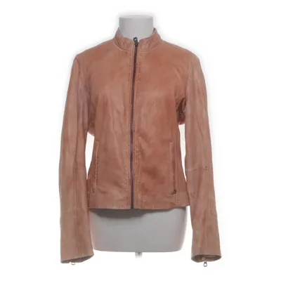 Läderjacka (Beige) från Gipsy Bomull, Skinn, Polyester