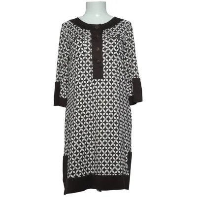 Jurk (Bruin, Wit) van Diane von Furstenberg Zijde