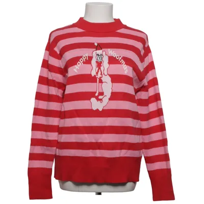 Julesweater (Rød, Pink) fra Monki Bomuld