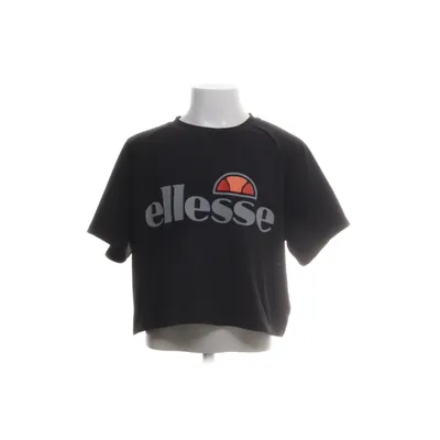 Crop top (Zwart, Meerkleurig) van Ellesse Elastaan, Polyester