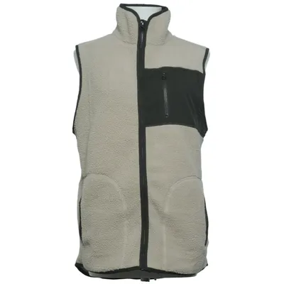 Outer vest (Beige, Black) from Newbody Polyester