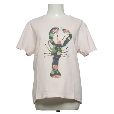 T-shirt (Beige) fra Rice Bomuld