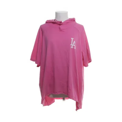 Short sleeve hoodie (Pink) from Made in italy Cotton
