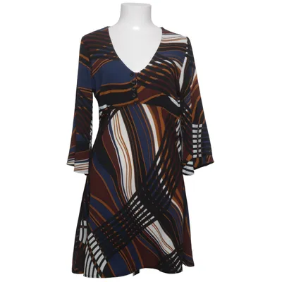 Klänning (Blå, Brun, Svart, Vit, Flerfärgad) från Zebra Polyester