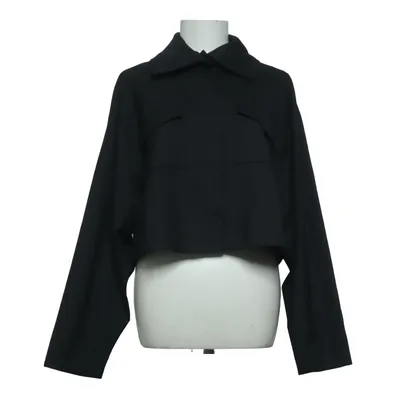 Overshirt (Black) from Stylein Polyester, Wool