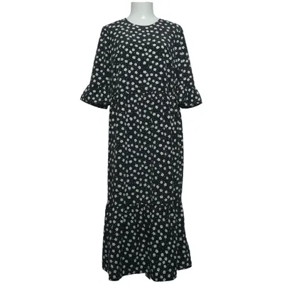 Maxi jurk (Zwart, Wit) van Miss Selfridge Polyester