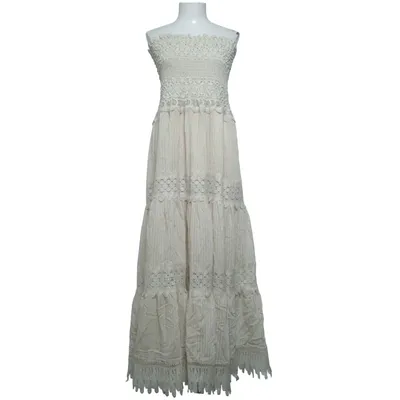 Långklänning (Beige) från Copenhagen Muse Polyester, Viskos