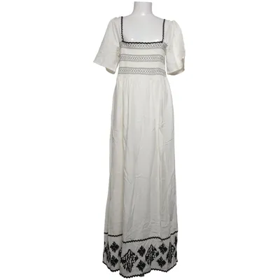 Maxikjole (Hvid, Sort) fra MbyM Bomuld, Linned, Viscose
