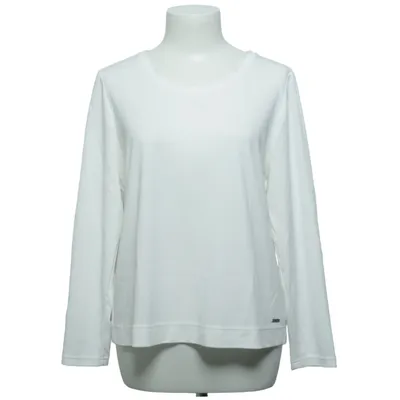 T-shirt à manches longues (Blanc) de Blueberry Modal, Polyester