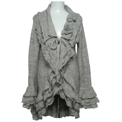 Cardigan (Grijs) van Zephizus Kasjmier, Modal, Wol