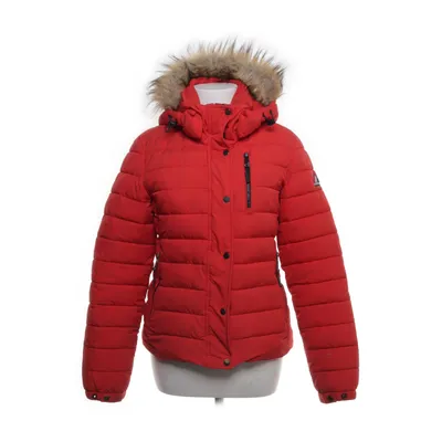 Vinterjacka (Röd, Flerfärgad) från Superdry Akryl, Nylon, Polyester, Pälsimitation