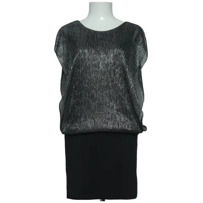 Klänning (Svart, Silverfärgad) från Jade Elastan, Polyester, Viskos