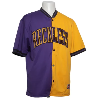 Baseballtröja (Lila, Gul, Svart) från FSBN Polyester