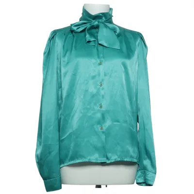 Pussy bow blouse (Green) from Elise Polyester