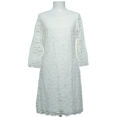 Robe (Blanc) de Happy Holly Coton, Polyamide, Polyester