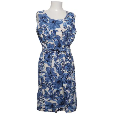 Kjole (Blå, Hvid, Flerfarvet) fra Isolde Linned, Polyester, Viscose