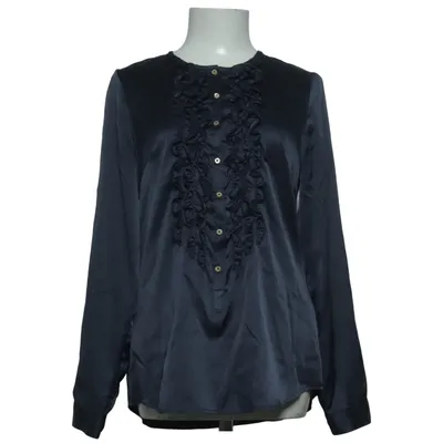 Blouse (Bleu) de Wallmann Élasthane, Soie