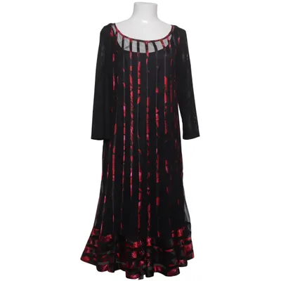 Aftenkjole (Sort, Rød, Pink) fra Kriss Polyester