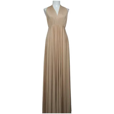 Maxi jurk (Beige) van Lioness Elastaan, Polyester