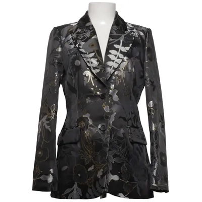 Blazer (Noir, Or, Gris) de Stine Goya Acétate, Fibre métallique, Polyester, Viscose