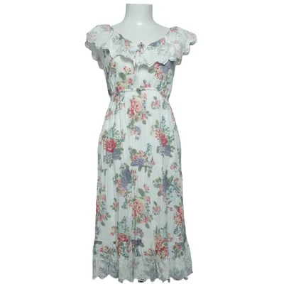 Dress (White, Multicolored) from 365 Sunshine Polyester, Viscose