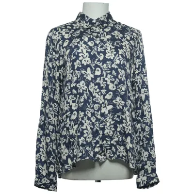 Bluse (Blå, Hvid) fra The Shirt Factory Viscose