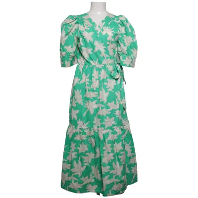 Slå-om-kjole (Wrap dress with wide cuff in Wild flower print) fra Coster Copenhagen Økologisk bomuld