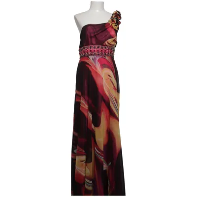 Evening gown (Red, Yellow, Black) from Gino Cerruti Silk