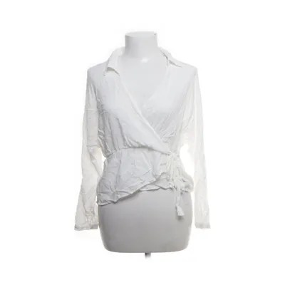 Wrap top (White) from Zara Viscose