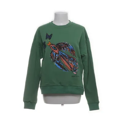 Collegetröja (Grön, Flerfärgad) från Pom Amsterdam Ekologisk bomull