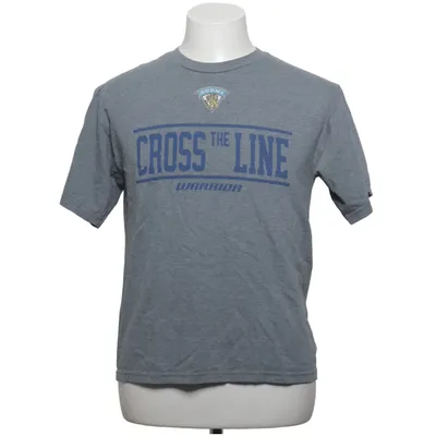 T-shirt (Gris, Bleu) de Warrior Coton, Élasthane, Polyester