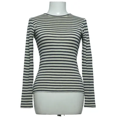 Long sleeve T-shirt (Beige, Blue) from Totême Wool