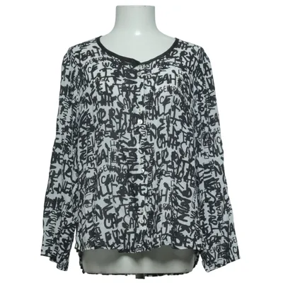 Blouse (Noir, Blanc) de Elton Polyester, Viscose