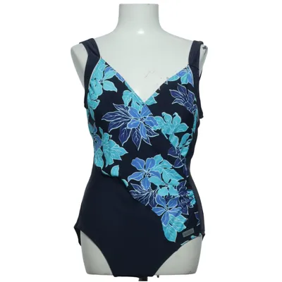 Swimsuit (Blue, Black) from Beachwear by Damella Elastane, Polyamide