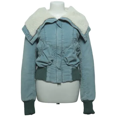 Fliegerjacke (Blau, Grün) von Fornarina Baumwolle, Polyester