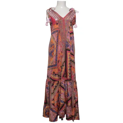 Långklänning (Orange, Rosa, Flerfärgad) från Swarna Silke