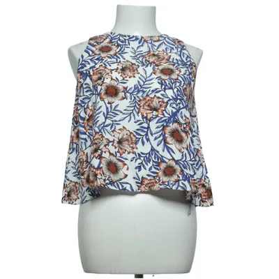 Top (Weiß, Blau, Orange) von Sweewë Polyester, Viskose