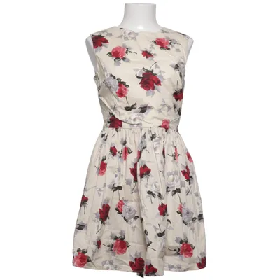 Jurk (Beige, Rood, Grijs) van Hell Bunny
