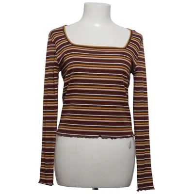 Top (Brown, Yellow, White) from Caution To the Wind Elastane, Polyester, Viscose