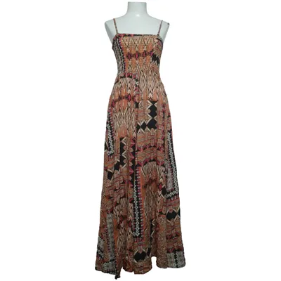 Maxi dress (Brown, Multicolored) from Indiska Viscose